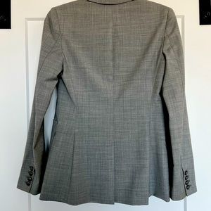 ARITZIA Talula Wool Exeter Boyfriend Blazer Jacket Roll Sleeves Grey, Size 6